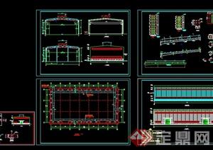 某钢结构厂房建筑设计施工图(3)