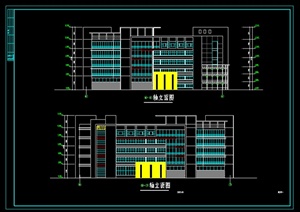 工业类厂房CAD某车间建筑设计方案图（dwg格式）