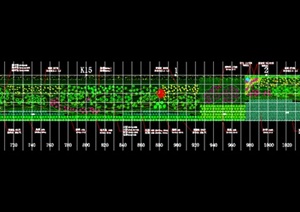 某市政道路绿化设计施工图CAD图纸