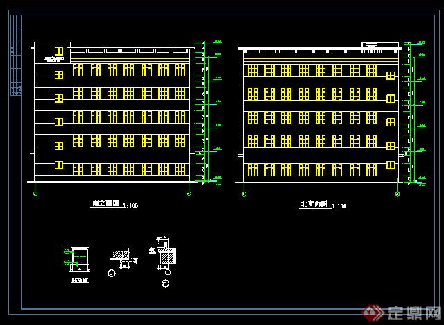 工农业类工厂CAD电子厂建筑设计施工图（dwg格式）(1)