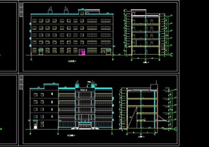 某城市厂房建筑设计施工CAD全套图