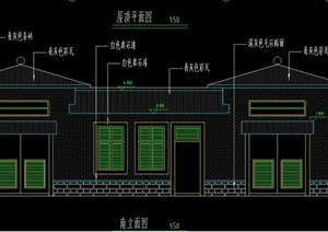 现代某城市工厂配电房建筑设计施工CAD图
