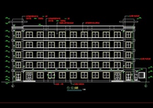现代某城市大型公司厂房建筑设计施工CAD图