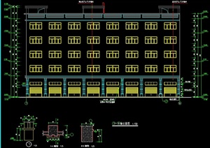 某五层工业厂房建筑设计施工图
