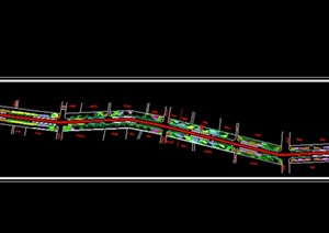 某个城市道路绿化景观设计CAD图纸