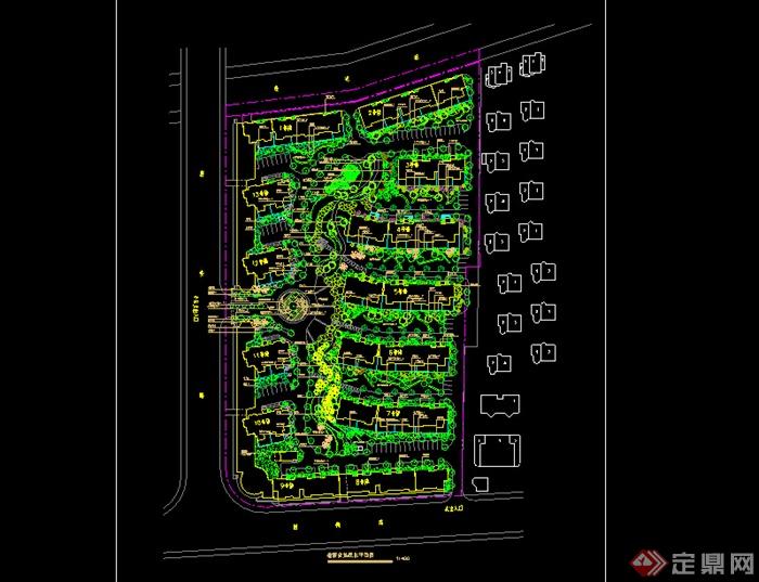 某居住小区景观规划设计CAD图纸参考