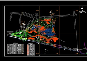 某大型主题公园景观设计CAD图纸