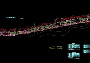 某市鸳江丽港修建性规划设计总平面图