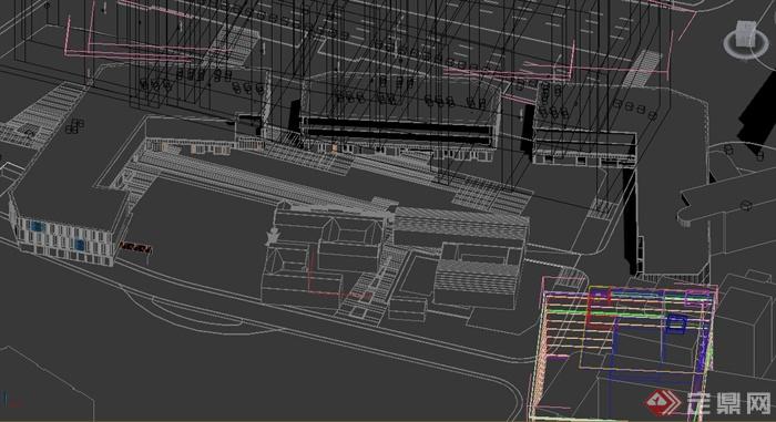 某商业街建筑设计3DMAX模型(1)