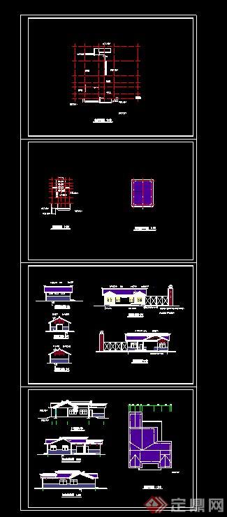 河南某小型汽车站建筑设计方案图(2)