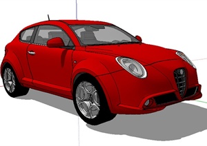 多个汽车设计素材SU(草图大师)模型