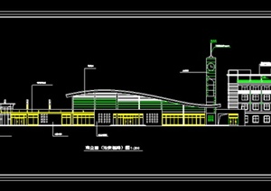 某个汽车客运站建筑设计CAD图纸