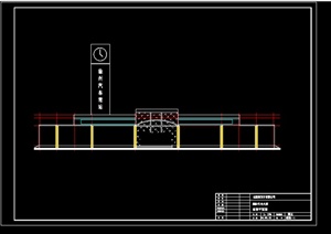 徐州某客运站建筑设计CAD图纸