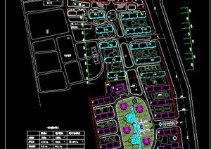 现代某住宅小区规划设计总平图CAD格式