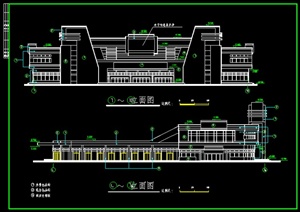 现代汽车客运站方案图（dwg格式）