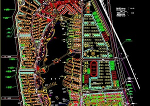 某市太湖之都住宅小区总规划CAD平面图