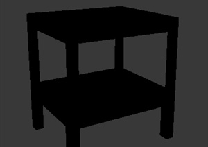 室内空间床头柜家具3DMAX模型