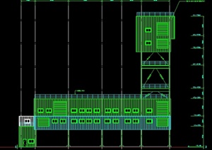 某公司钢结构厂房建筑结构图