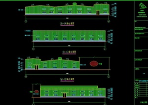 某公司钢结构厂房建筑设计CAD施工图