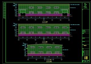 泉港某公司钢结构厂房建筑设计方案图