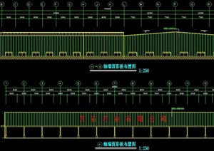 南京某公司钢结构厂房建筑设计CAD结构图
