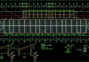 某工厂钢结构厂房建筑设计CAD图
