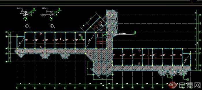 某地区教学楼建筑设计CAD图(1)