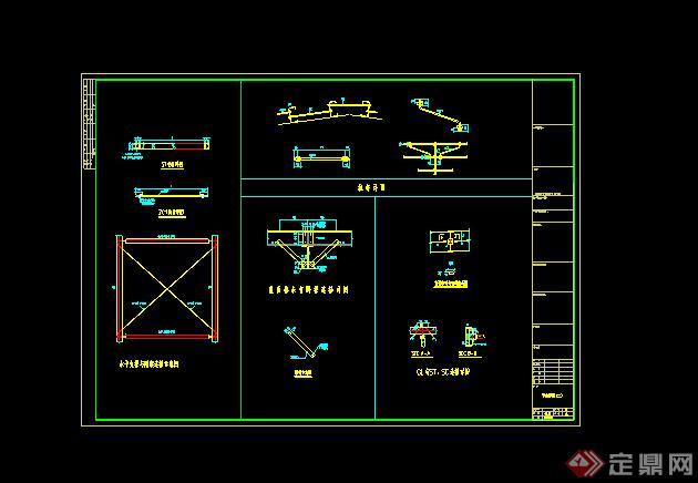 广西某工业厂房建筑施工图设计CAD图纸
