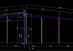 某公司钢结构厂房建筑设计CAD结构图纸
