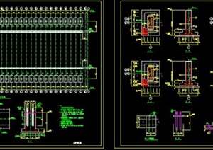某工厂网架结构厂房建筑设计CAD图
