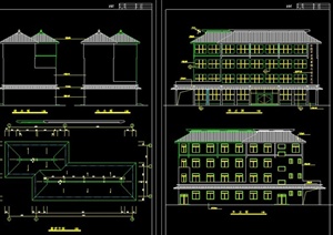 某银行分行建筑设计CAD图