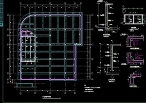 某框架结构商厦建筑设计CAD图