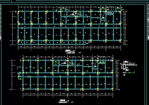 山东某房地产公司框架结构综合楼建筑设计CAD图