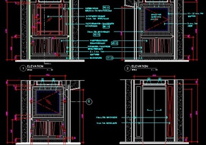 电梯骄厢装修设计施工图
