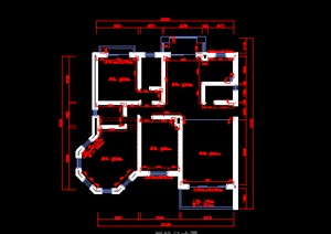 某室内装饰空间住宅空间设计CAD图纸