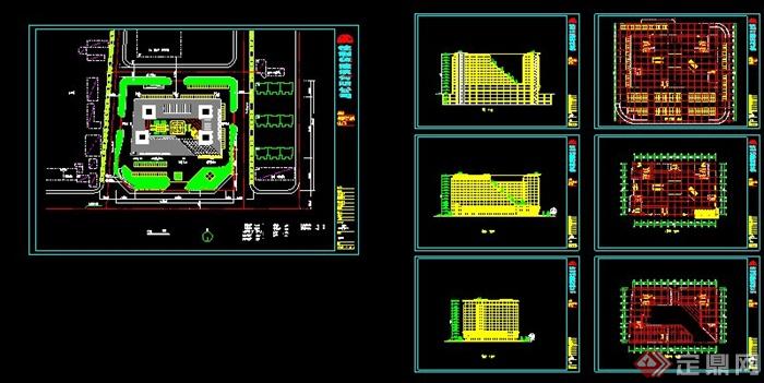 某农业科技发展中心建筑设计CAD方案图(5)