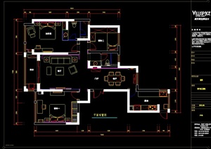 某住宅室内装饰设计CAD施工图