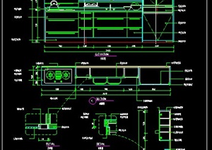 某住宅空间厨房装修设计CAD详图