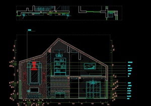 某两室一厅住宅空间装修设计CAD方案图