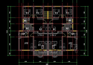 一百多款住宅户形设计CAD平面图