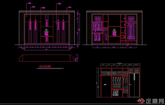 多款室内装修配件家具设计CAD立面(1)