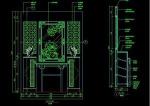 多款住宅室内玄关装修设计CAD施工图