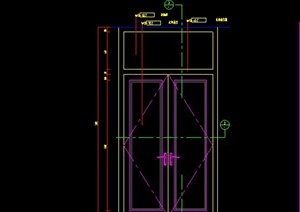 某建筑设计入口门设计CAD施工图