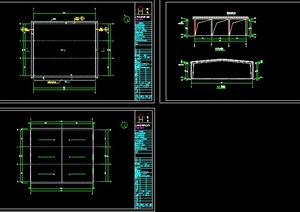 某电子厂房建筑设计（带吊车）CAD图