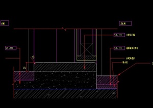 某建筑室内地板设计CAD施工图