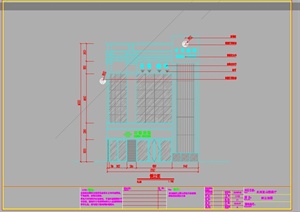 某咖啡厅室内装修设计CAD施工图