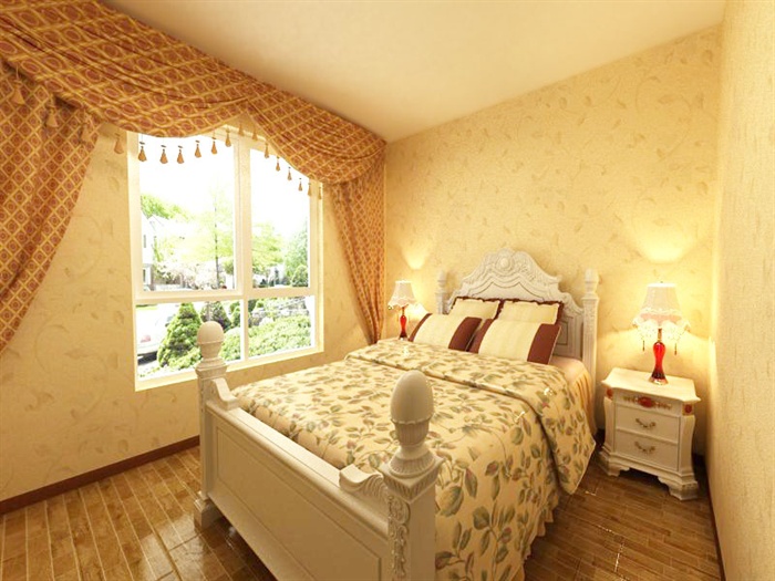 欧式风格三层住宅别墅室内装饰设计方案（含效果图、施工图、3d模型）(3)