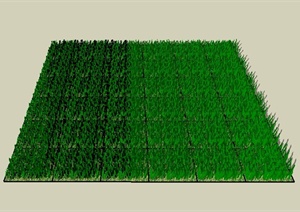 某景观素材草坪设计SU(草图大师)模型
