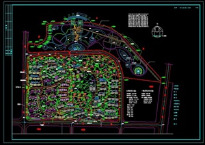 住宅小区规划设计总平图