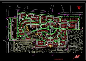 东泰花园规划设计总平图